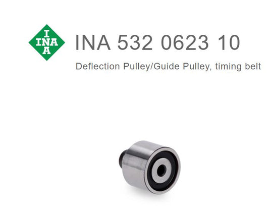 INA Deflection / Guide Pulley - 532062310 -for VW/SKODA/SEAT/AUDI diesel engines