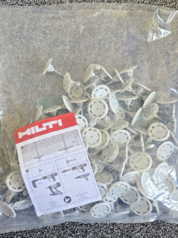 HILTI X-SW30 C37 - soft washer with nail - 150 pcs + 15pcs Free - per bag