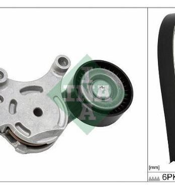 INA 529057710 V-Ribbed Belt Set - FORD TRANSIT COURIER, TOURNEO COURIER