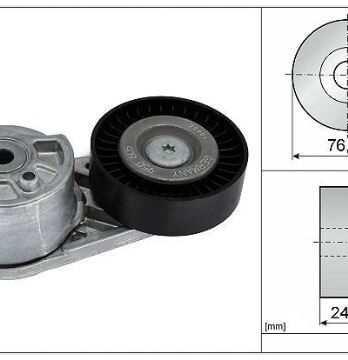 INA 534072710 Tensioner Lever -  v-ribbed belt for FORD TOURNEO CUSTOM, TRANSIT