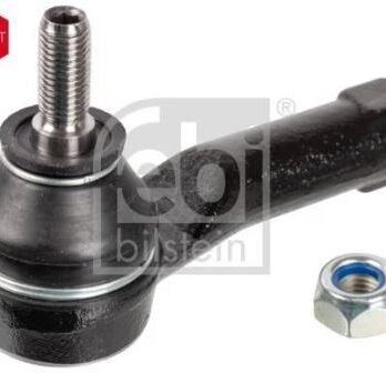 FEBI 19605 Track rod end - Front Axle Left, with lock nut - Renault / Nissan