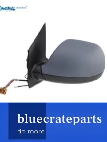 Fits VW Transporter MK6 Left Wing Mirror MACHT - primed, power folding, heated