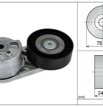 INA 534072710 Tensioner Lever -  v-ribbed belt for FORD TOURNEO CUSTOM, TRANSIT